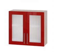 Küchenzeile Modern Top BB06-800 Sonoma Eiche, Rot Glanz Küchenzeile Modern Top BB06-800 Sonoma Eiche, Rot Glanz