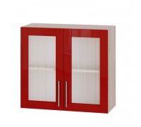 Küchenzeile Modern Top BB10-800 Sonoma Eiche, Rot Glanz Küchenzeile Modern Top BB10-800 Sonoma Eiche, Rot Glanz
