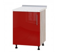 Kitchen unit Modern Niz H79-600 Sonoma Oak, Red Gloss Kitchen unit Modern Niz H79-600 Sonoma Oak, Red Gloss