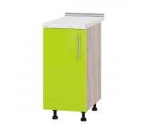 Szafka kuchenna Modern Niz H83-390 Dąb Sonoma, Połysk Limonkowy