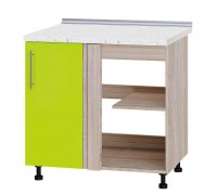 Kitchen unit Modern Niz H89-845 Sonoma Oak, Lime Gloss