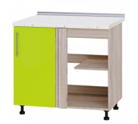 Kitchen unit Modern Niz H89-895 Sonoma Oak, Lime Gloss