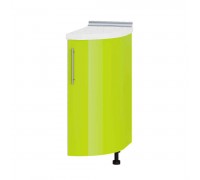 Modern Bottom Radius End H92-300 Sonoma Oak, Lime Gloss