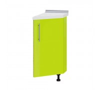 Szafka kuchenna Modern Niz H93-300 Dąb Sonoma, Połysk Limonkowy