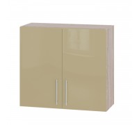 Küchenzeile Modern Top B06-800 Sonoma Eiche, Latte Glanz