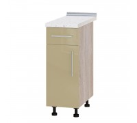 Szafka kuchenna Modern Niz H74-300 Dąb Sonoma, Latte Gloss