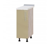 Küchenzeile Modern Niz H83-300 Sonoma Eiche, Latte Glanz Küchenzeile Modern Niz H83-300 Sonoma Eiche, Latte Glanz