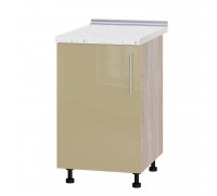 Küchenzeile Modern Niz H83-500 Sonoma Eiche, Latte Glanz Küchenzeile Modern Niz H83-500 Sonoma Eiche, Latte Glanz