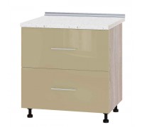 Kitchen unit Modern Niz H86-800 Sonoma Oak, Latte Gloss
