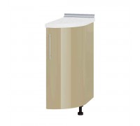 Modern Bottom Radius End H94-300 Sonoma Oak, Latte Gloss
