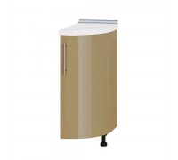 Nowoczesny dolny promień końca H92-300 Dąb Sonoma, Mocha Gloss