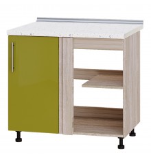 Кухонний модуль Модерн Низ Н89-895 Дуб Сонома, Олива Глянець