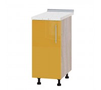 Кухонный модуль Модерн Низ Н83-370 Дуб Сонома, Оранж Глянец