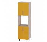 Кухонный модуль Модерн Пенал Н77-600 Дуб Сонома, Оранж Глянец