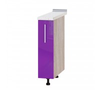 Küchenzeile Modern Niz H81-200 Sonoma Eiche, Flieder Glanz Küchenzeile Modern Niz H81-200 Sonoma Eiche, Flieder Glanz