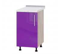 Кухонный модуль Модерн Низ Н83-450 Дуб Сонома, Сирень Глянец