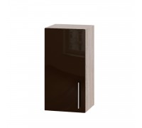 Кухонний модуль Модерн Верх В01-370 Дуб Сонома, Шоколад Глянець Кухонний модуль Модерн Верх В01-370 Дуб Сонома, Шоколад Глянець