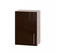 Кухонный модуль Модерн Верх В01-500 Дуб Сонома, Шоколад Глянец Кухонный модуль Модерн Верх В01-500 Дуб Сонома, Шоколад Глянец
