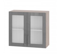Küchenzeile Modern Top BB10-800 Sonoma Eiche, Metallic Silber Glanz Küchenzeile Modern Top BB10-800 Sonoma Eiche, Metallic Silber Glanz