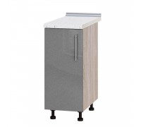 Szafka kuchenna Modern Niz H83-350 Dąb Sonoma, Metaliczny srebrny połysk Szafka kuchenna Modern Niz H83-350 Dąb Sonoma, Metaliczny srebrny połysk
