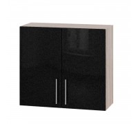 Kitchen unit Modern Top B06-800 Sonoma Oak, Metallic Black Gloss