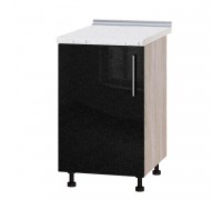 Kitchen unit Modern Niz H83-500 Sonoma Oak, Metallic Black Gloss Kitchen unit Modern Niz H83-500 Sonoma Oak, Metallic Black Gloss