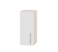 Küchenzeile Modern Top B01-300 Milcheiche, Weißglanz