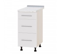 Kitchen unit Modern Niz H87-400 Milk Oak, White Gloss Kitchen unit Modern Niz H87-400 Milk Oak, White Gloss