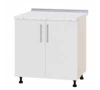 Kitchen unit Modern Niz H84-800 Milk Oak, White Gloss