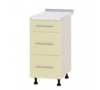 Kitchen unit Modern Niz H87-400 Milk oak, Vanilla Gloss Kitchen unit Modern Niz H87-400 Milk oak, Vanilla Gloss