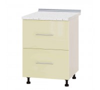 Kitchen unit Modern Niz H86-600 Milk Oak, Vanilla Gloss