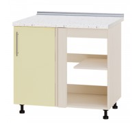 Kitchen unit Modern Niz H89-895 Milk Oak, Vanilla Gloss