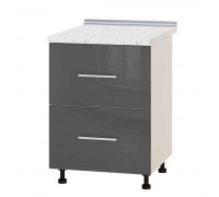 Szafka kuchenna Modern Niz H86-600 Dąb mleczny, granit połysk