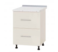 Szafka kuchenna Modern Niz H86-600 Dąb mleczny, perłowy połysk