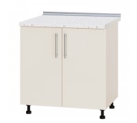 Kitchen unit Modern Niz H84-800 Milk Oak, Pearl Gloss