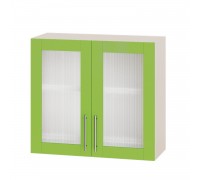 Küchenzeile Modern Top BB06-800 Milcheiche, Grüner Apfel Glanz Küchenzeile Modern Top BB06-800 Milcheiche, Grüner Apfel Glanz