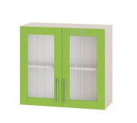 Кухонний модуль Модерн Верх ВВ10-800 Дуб молочний, Зелене Яблуко Глянець