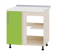 Szafka kuchenna Modern Niz H89-845 Dąb mleczny, zielone jabłko połysk