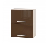 Kitchen unit Modern Top B14-600 Milk Oak, Cappuccino Gloss