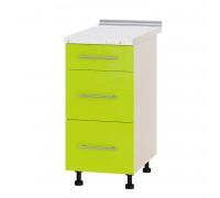 Kitchen unit Modern Niz H87-400 Milk Oak, Lime Gloss Kitchen unit Modern Niz H87-400 Milk Oak, Lime Gloss