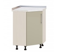 Küchenzeile Modern Niz H70-795 Milcheiche, Latte Gloss