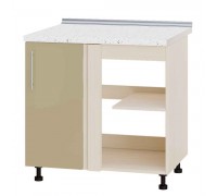 Kitchen unit Modern Niz H89-845 Milk Oak, Latte Gloss