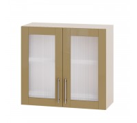 Küchenzeile Modern Top BB06-800 Milcheiche, Mokka Glanz Küchenzeile Modern Top BB06-800 Milcheiche, Mokka Glanz