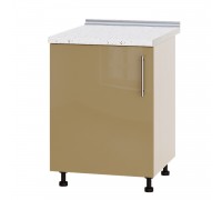 Кухонний модуль Модерн Низ Н83-600 Дуб молочний, Мокко Глянець