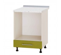 Кухонный модуль Модерн Низ Н85-600 Дуб молочный, Олива Глянец