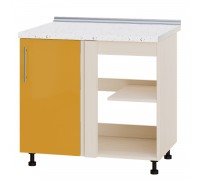 Кухонный модуль Модерн Низ Н89-895 Дуб Молочный, Оранж Глянец