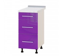 Kitchen unit Modern Niz H87-400 Milk oak, Lilac Gloss Kitchen unit Modern Niz H87-400 Milk oak, Lilac Gloss