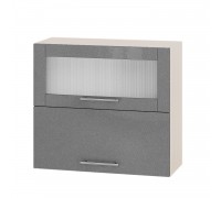 Küchenzeile Modern Top VVG14-800 Milcheiche, Metallic Silber Glanz Küchenzeile Modern Top VVG14-800 Milcheiche, Metallic Silber Glanz
