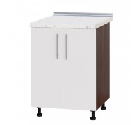 Szafka kuchenna Modern Niz H84-600 Ciemny Wenge, Biały Połysk