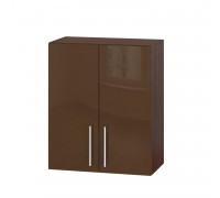 Кухонный модуль Модерн Верх В06-600 Венге темный, Капучино Глянец Кухонный модуль Модерн Верх В06-600 Венге темный, Капучино Глянец